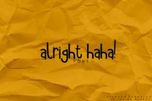 Alright Haha Font: A Playful Script for Modern Web Design