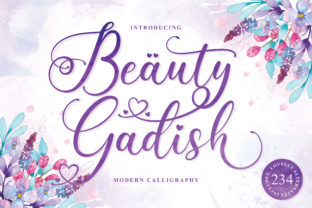 Beauty Gadish: A Premium Script Font for Stronger Campaigns
