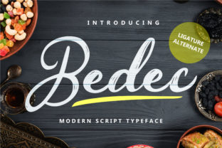 Bedec: A Bold Handwritten Typeface for Editorial Design