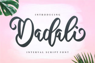 Dadali: A Bold Script Font for Creative Branding