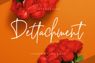 Dettachment Font: A Handwritten Typeface for Editorial Design