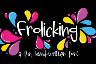 Frolicking Font: A Playful Typeface for Digital Design
