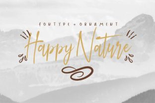 Happy Nature: A Playful Script Font for Creative Branding