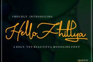Hello Fhillya Font: A Bold Script for a Polished Brand