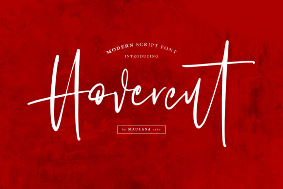 Hovercut: A Playful Script Font for Memorable Marketing