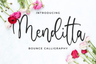 Menditta: A Sweet Script Font with a Romantic Flair