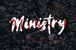 Ministry Font: A Bold Handwritten Typeface for Web Design