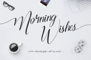 Morning Wishes Font: A Bold Script for Creative Makers