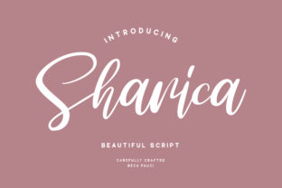 Sharica Font: A Script That Makes Your Brand Shine