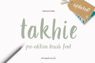 Takhie: A Script Font with a Modern Soul