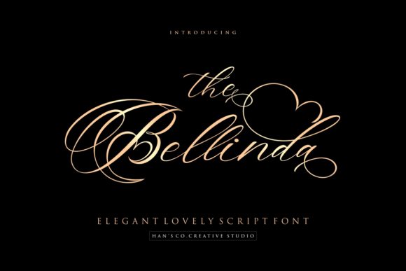 The Bellinda Font: Elevating Branding with Romantic Elegance