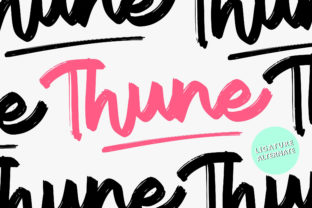 Thune Font: A Playful Typeface for Stronger Campaign Visuals
