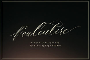 Voulentire Font: A Bold Script for Digital Design