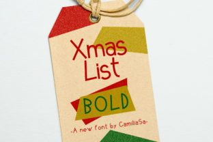 Xmas List Bold: A Festive Font for Your Brand